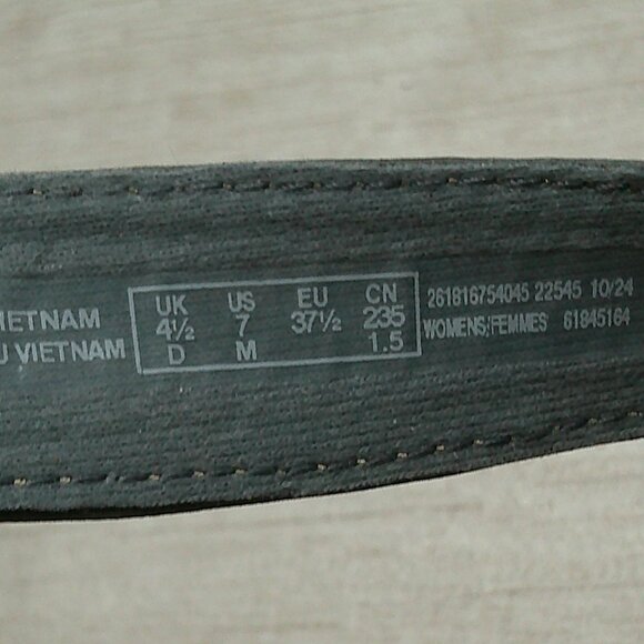 Clarks Collection Emily2 Mist Block Blue Grey Suede Nubuck Heel Sandals Size 7M - Picture 9 of 13